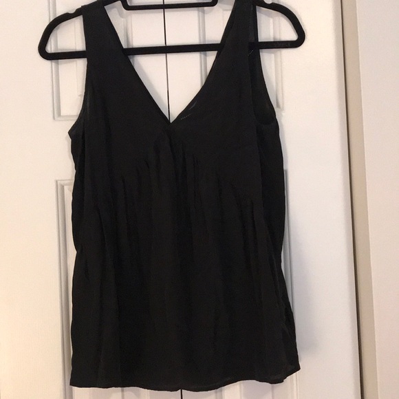 Madewell Black Dancefloor Tank 100% Silk - Picture 3 of 5